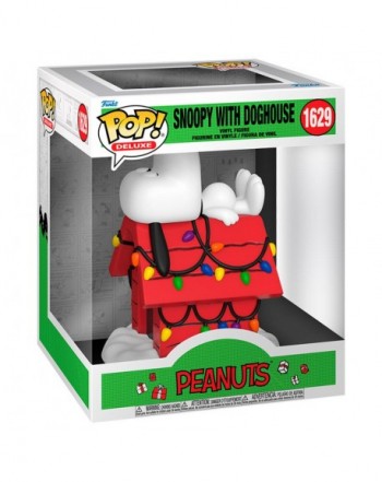 Figura POP Deluxe Peanuts Snoopy with Doghouse