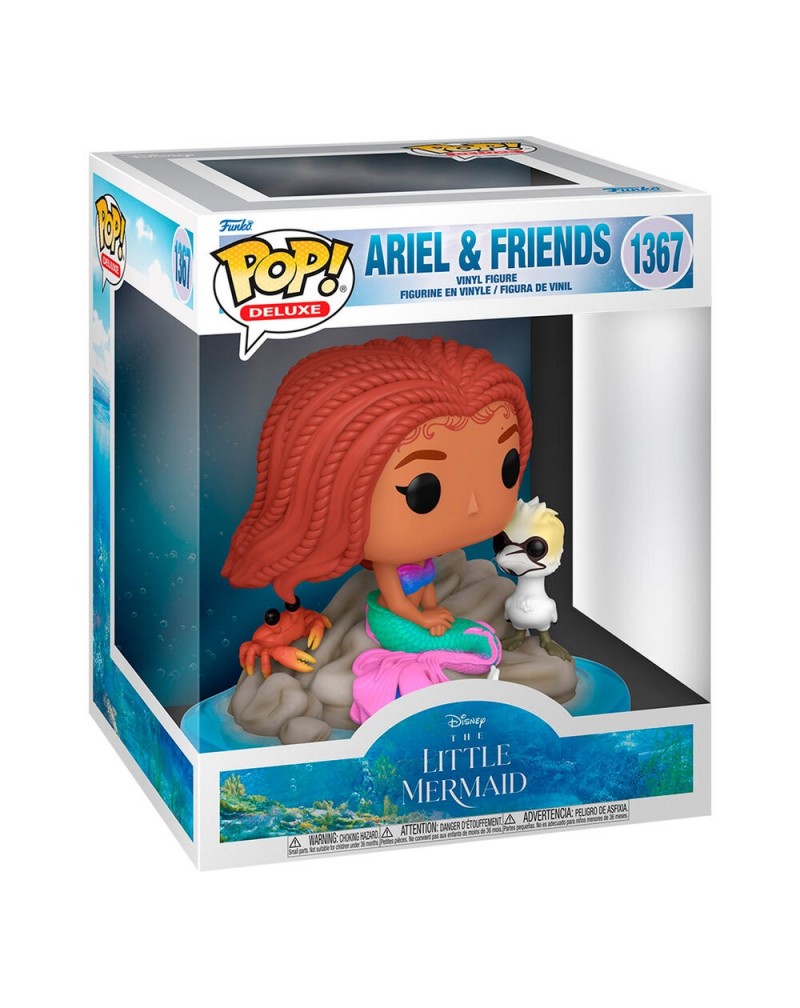 Figura POP Deluxe Disney La Sirenita Ariel & Friends