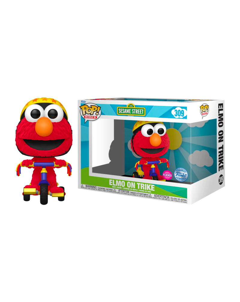 Figura POP Rider Barrio Sesamo Elmo on Trike Exclusive