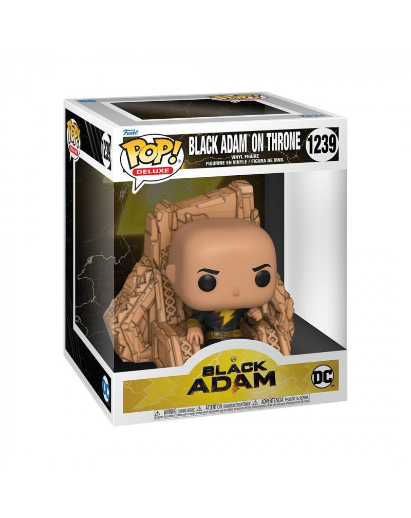 Figura POP DC Comics Black Adam - Black Adam on Throne