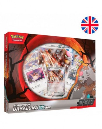 Blister juego cartas coleccionables Bloodmoon Ursaluna Pokemon ingles