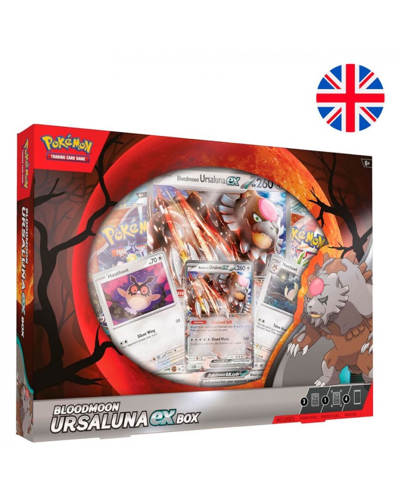 Blister juego cartas coleccionables Bloodmoon Ursaluna Pokemon ingles