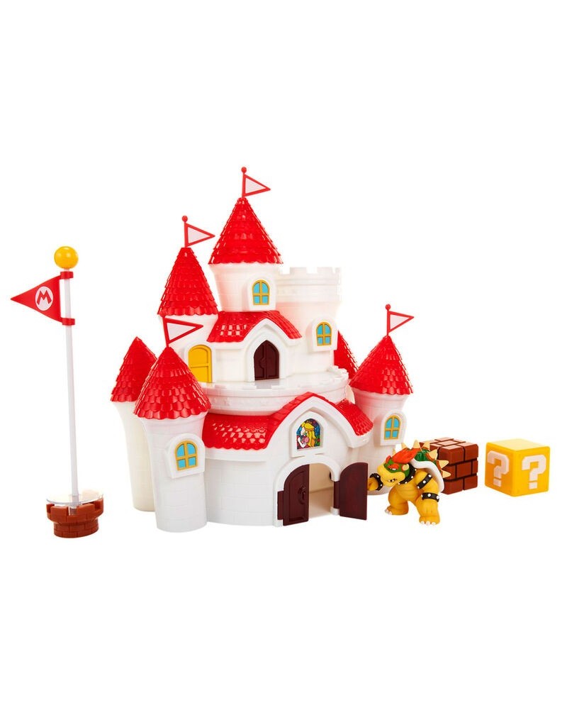 Playset Mushroom Kingdom Castle Mario Bros Nintendo