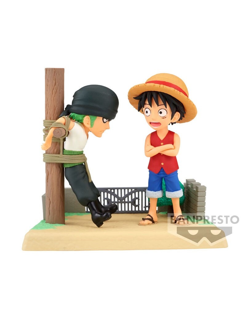 Figura Monkey D Luffy & Roronoa Zoro Log Stories One Piece 7cm