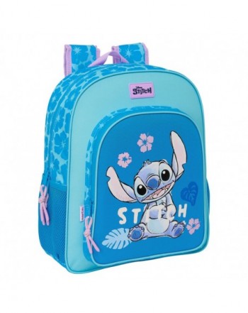 Mochila Hawaii Stitch Disney 38cm adaptable