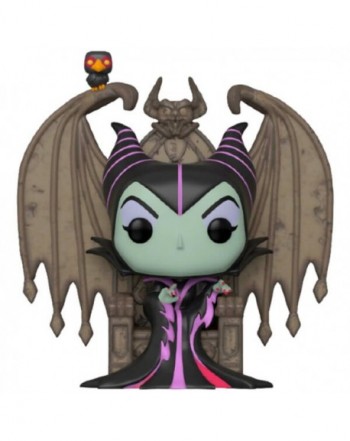 Figura POP Disney Villains Maleficent with Throne