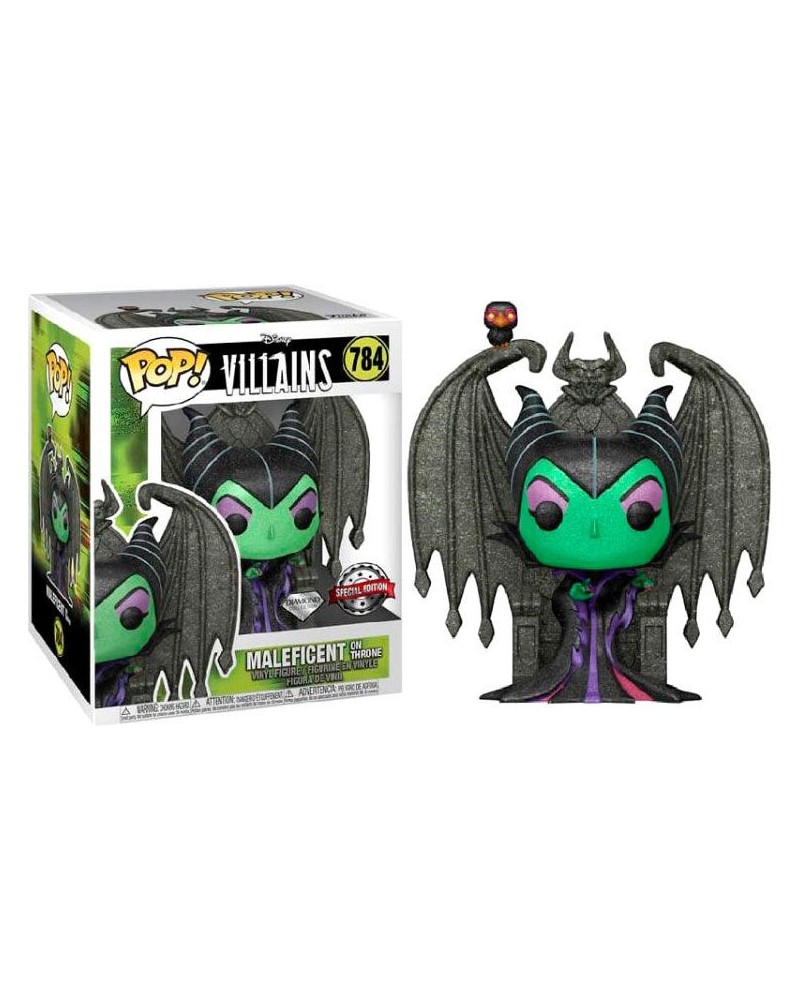 Figura POP Disney Villains Maleficent on Throne Diamond Exclusive