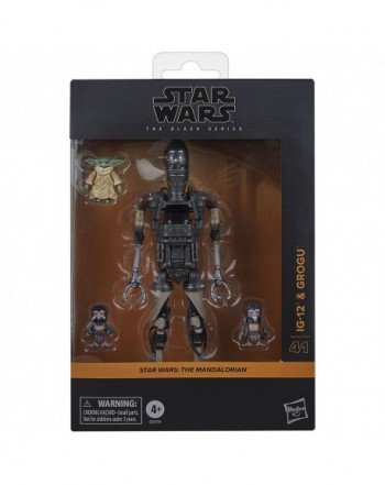 Set figuras IG-12 & Grogu The Mandalorian Star Wars 15cm