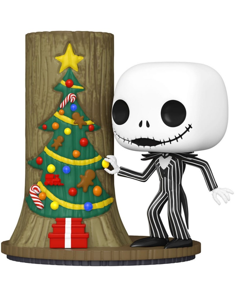 Figura POP Disney Deluxe Pesadilla Antes de Navidad 30th Anniversary Jack Skellington With Christmas Door