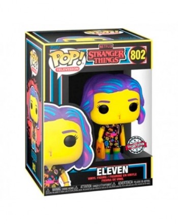 Figura POP Stranger Things Eleven in Mall Outfit Black Light Exclusive