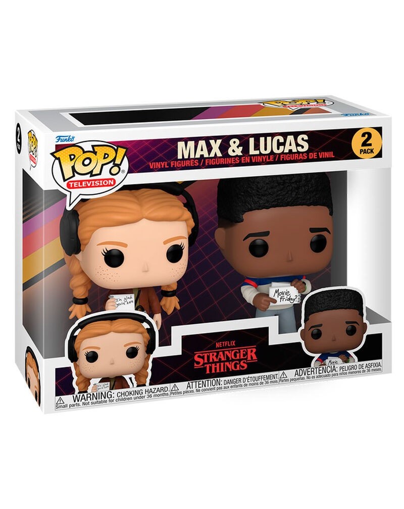 Blister 2 figuras POP Stranger Things Max & Lucas