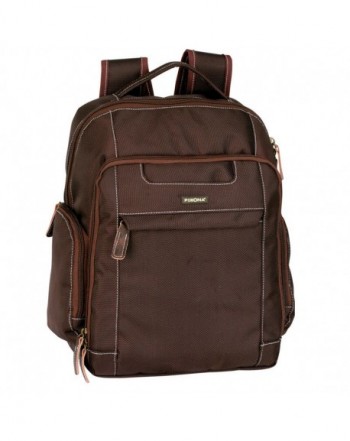 Mochila ordenador Perona Business 36cm marron