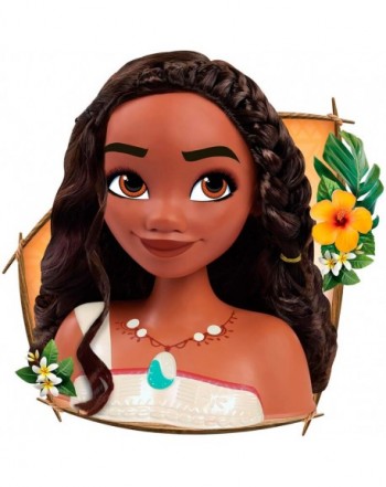 Busto peinados Vaiana Moana 2 Disney