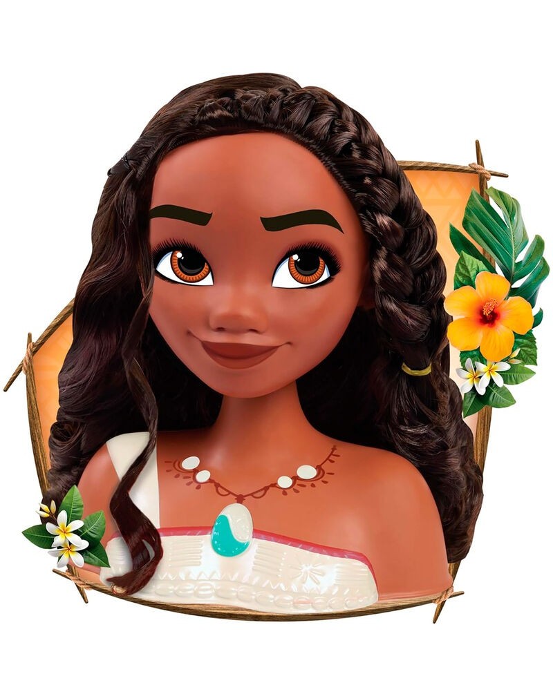 Busto peinados Vaiana Moana 2 Disney