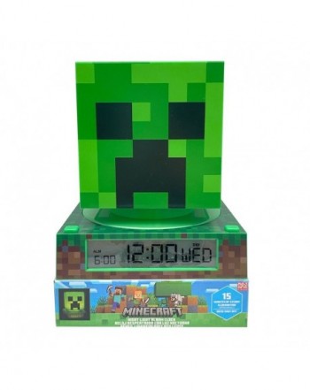 Lampara 3D con despertador Minecraft