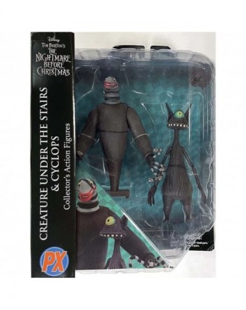 Blister figuras Creature under the Stairs And Cyclops Pesadilla Antes de Navidad 18cm