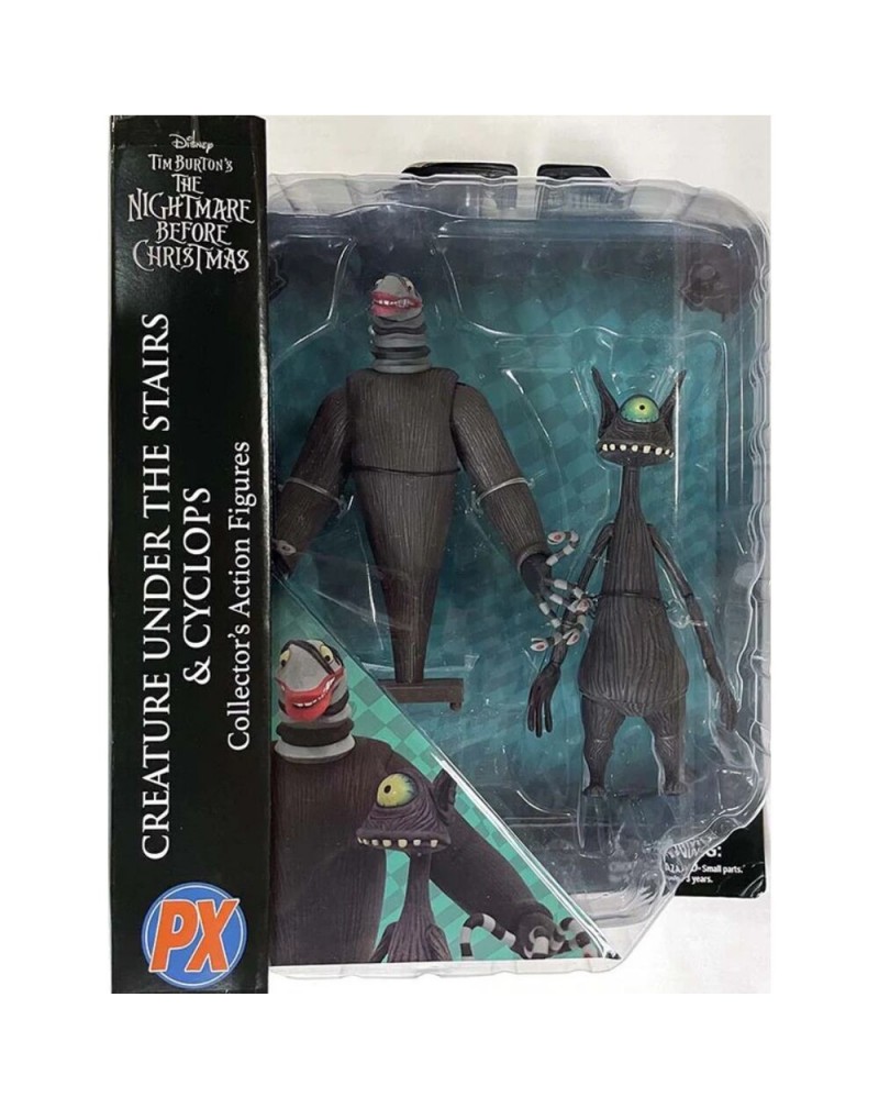 Blister figuras Creature under the Stairs And Cyclops Pesadilla Antes de Navidad 18cm