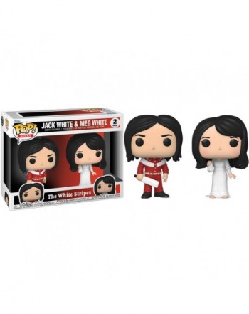 Blister 2 figuras POP The White Stripes Jack White and Meg White