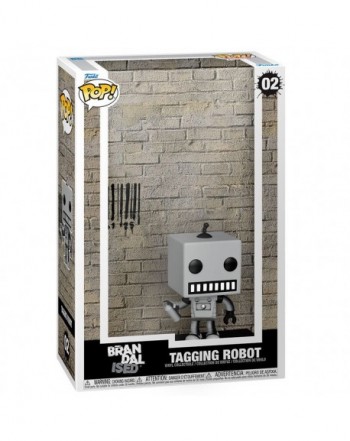 Figura POP Art Cover Brandalised Tagging Robot