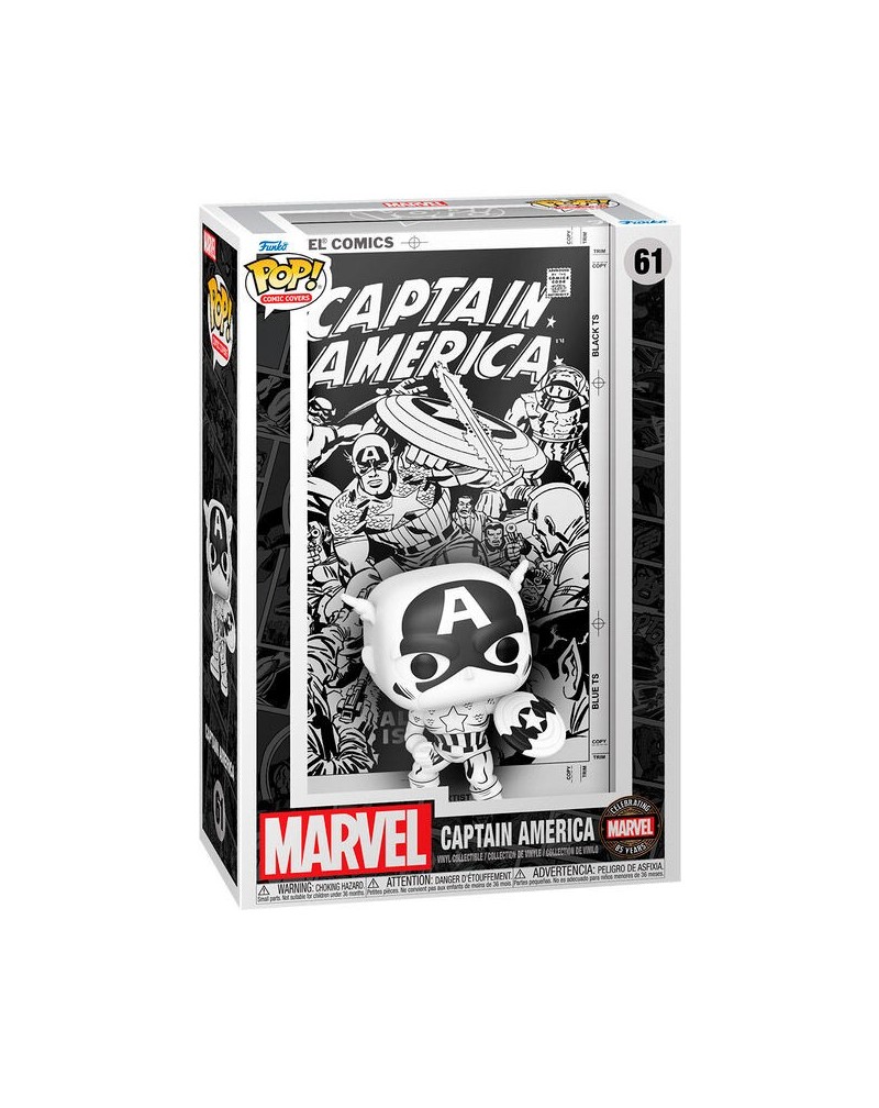 Figura POP Comic Covers Marvel Captain America