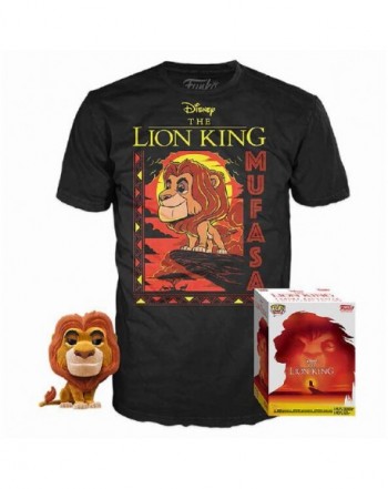 Set figura POP & Tee Disney El Rey Leon Mufasa