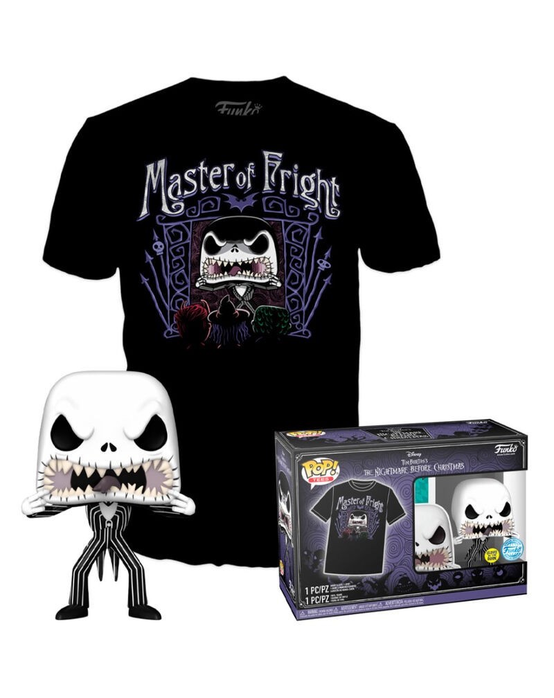 Set figura POP & Tee Disney Pesadilla Antes de Navidad Jack Skellington Exclusive