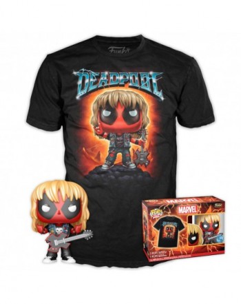 Set figura POP & Tee Marvel Deadpool Heavy Metal