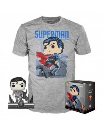 Set figura POP & Tee DC Comics Jim Lee Superman Exclusive