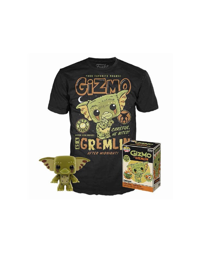 Set figura POP & Tee Gremlins Gizmo Exclusive