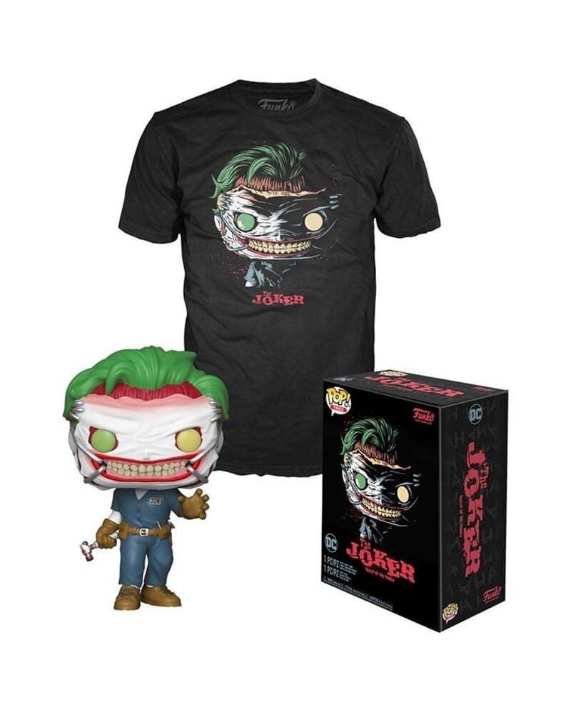 Set figura POP & Tee DC Comics The Joker Exclusive M