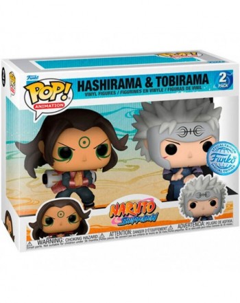 Blister 2 figuras POP Naruto Shippuden Hashirama & Tobirama Exclusive