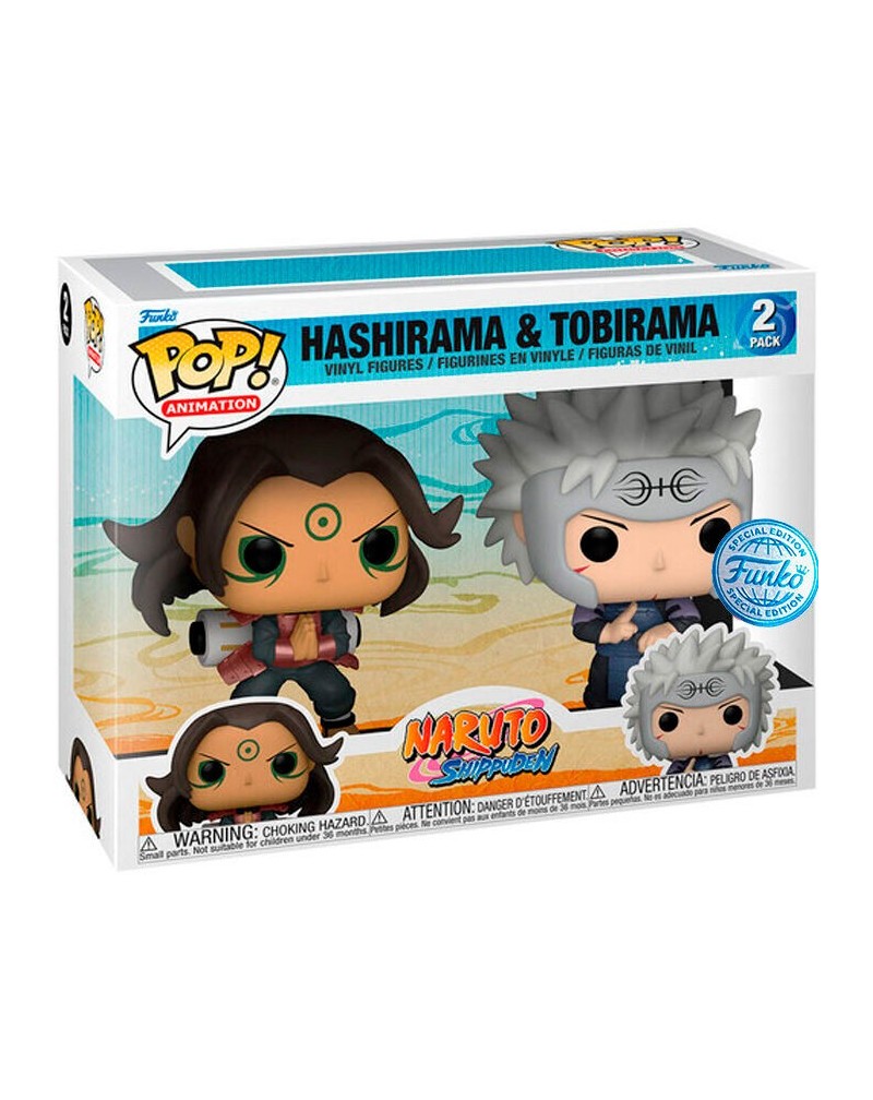 Blister 2 figuras POP Naruto Shippuden Hashirama & Tobirama Exclusive