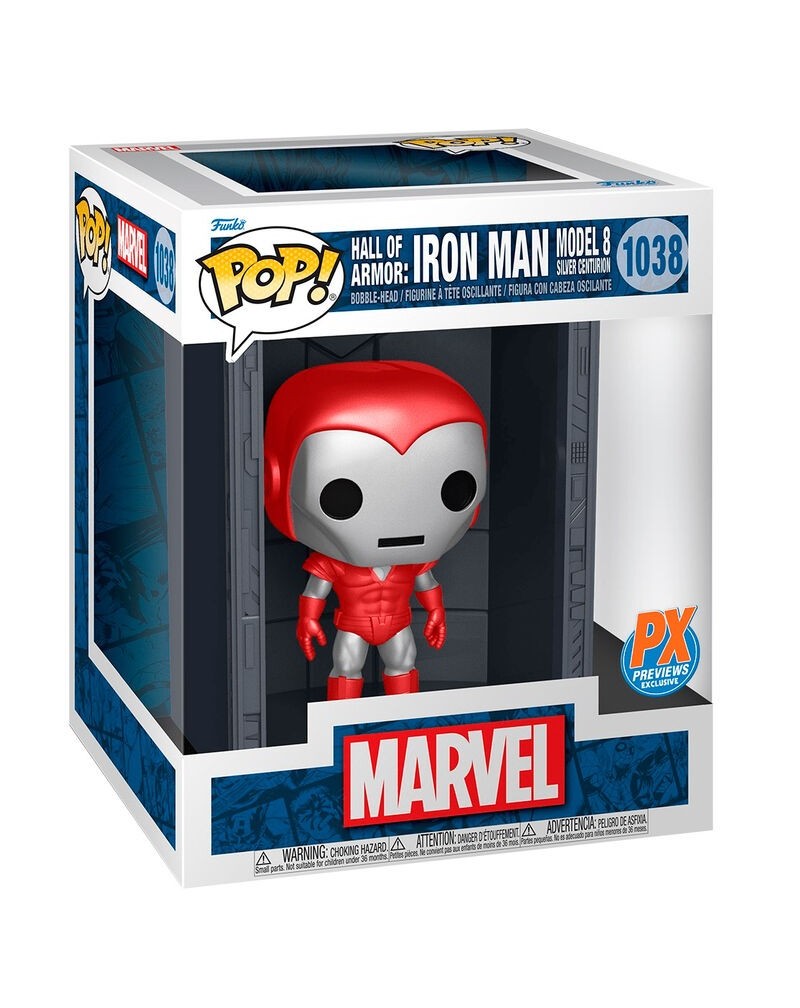 Figura POP Deluxe Marvel Hall of Armor Iron Man Model 8 Exclusive