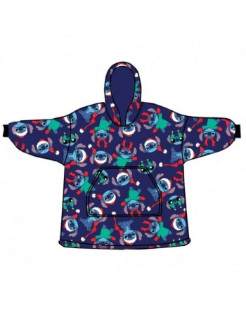 Bata sudadera oversize Stitch Disney coral adulto