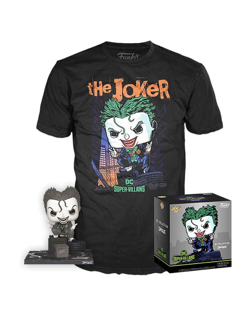 Set figura POP & Tee DC Comics Jim Lee Joker