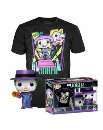 Set figura POP & Tee DC Comics Batman The Joker