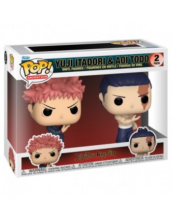 Blister 2 figuras POP Jujutsu Kaisen Yuji Itadori & Aoi Todo