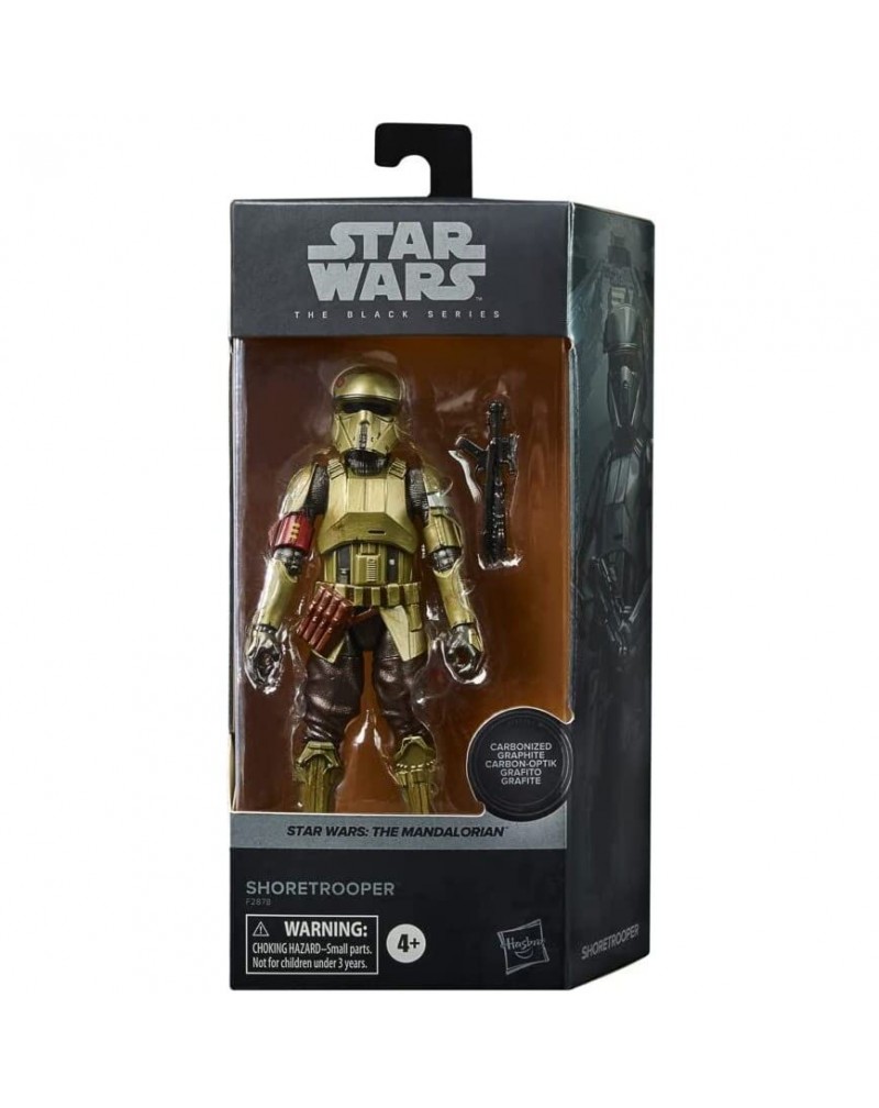 Figura ShoreTrooper Carbonized Black Series Star Wars 15cm