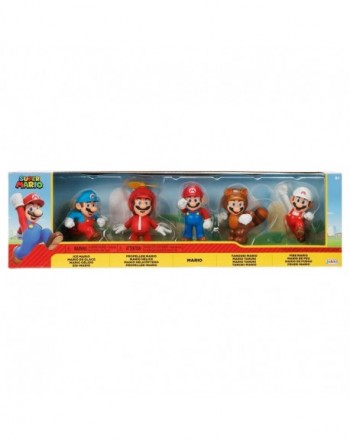 Blister 5 figuras Super Mario Bros 6cm