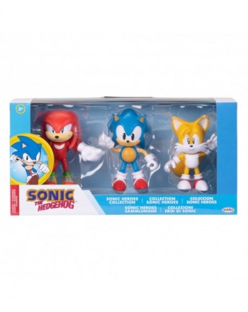 Blister 3 figuras Classic Sonic the Hedgehog 10cm