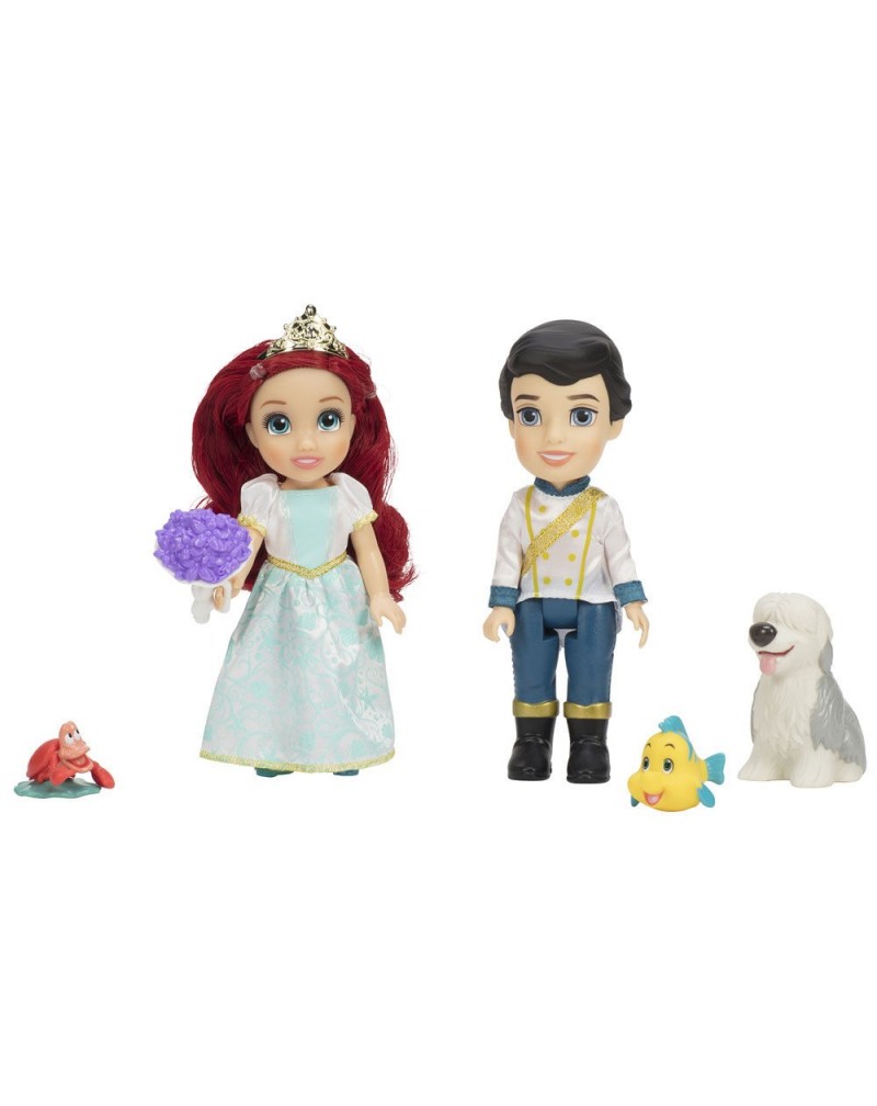 Muñecas Ariel + Eric La Sirenita Disney 15cm