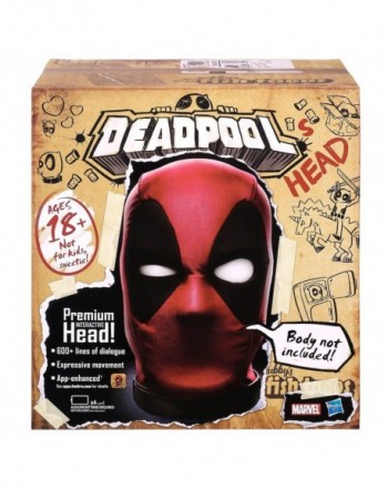 Cabeza Premium Interactiva Deadpool Marvel Legends Ingles