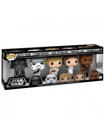 Blister 5 Figuras POP Star Wars Classics Exclusive