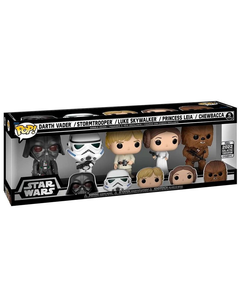 Blister 5 Figuras POP Star Wars Classics Exclusive